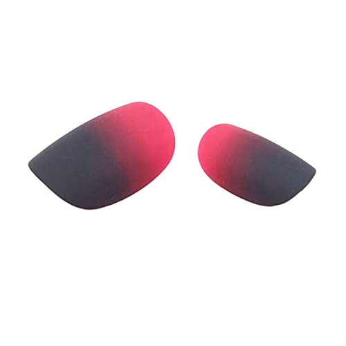 Durable and Useful24 pcs Fairy Tale Apple Gradient Black Red Matte Short Squa...