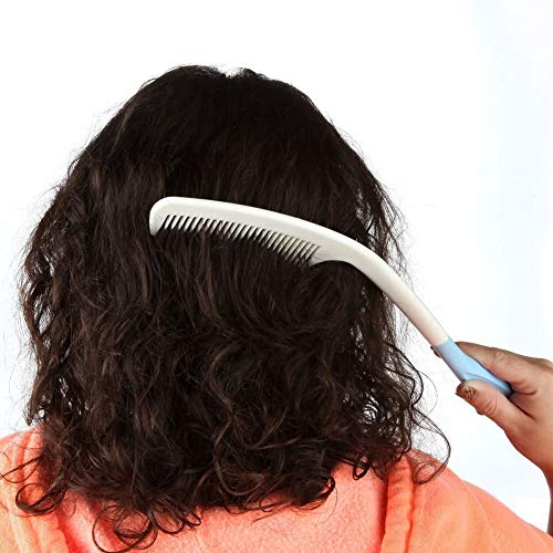 Long Handle Reach Handled Comb Brush Set 14 inch for Applicable to elderly an...