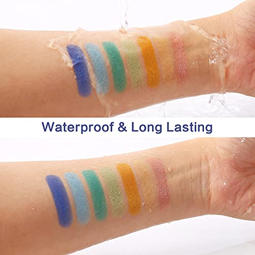 UCANBE 32 Colors DIY Eyeshadow Palette, Refillable and Removable Eye Shadow W...