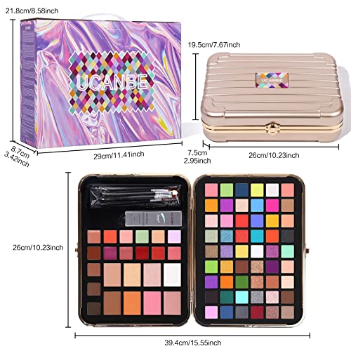 UCANBE All In One Makeup Kit For Girls Makeup - 77 Colors Combination Makeup ...