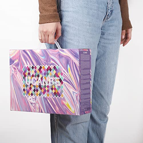 UCANBE Carry All Trunk Train Case Makeup Set, Holiday Make Up Gift Kit for Wo...