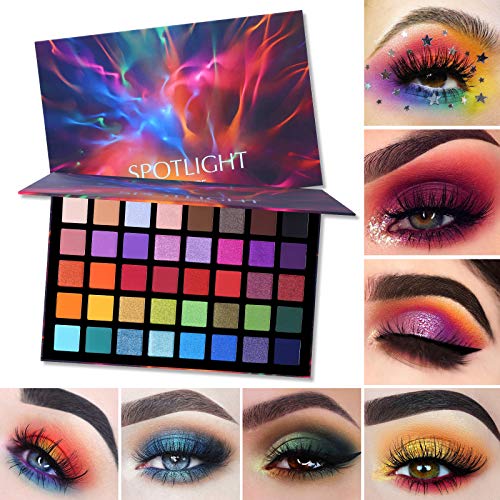 UCANBE Spotlight Eyeshadow Palette Professional 40 Color Eye Shadow Matte Shi...