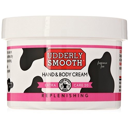 Udderly Smooth Extra Care Hand/Body Deep Moisturizing Cream with 20% Urea, Un...