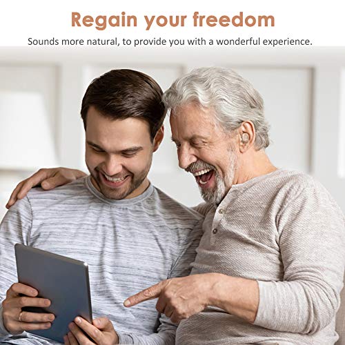 Hearing Amplifier Aid for Seniors and Adults Rechargeable with Noise Cancelli...