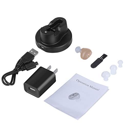 Hearing Amplifier Aid for Seniors and Adults Rechargeable with Noise Cancelli...