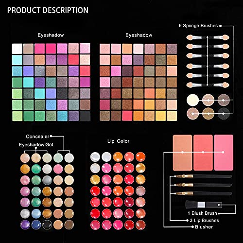 All in One Makeup Kit for Women Full Kit - 177 Ultimate Color Combination Mak...