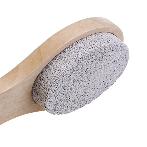 UEETEK 4-in-1 Foot File Nail Brush Callus Reducer Pumice Stone