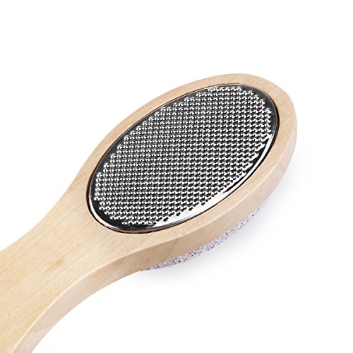 UEETEK 4-in-1 Foot File Nail Brush Callus Reducer Pumice Stone