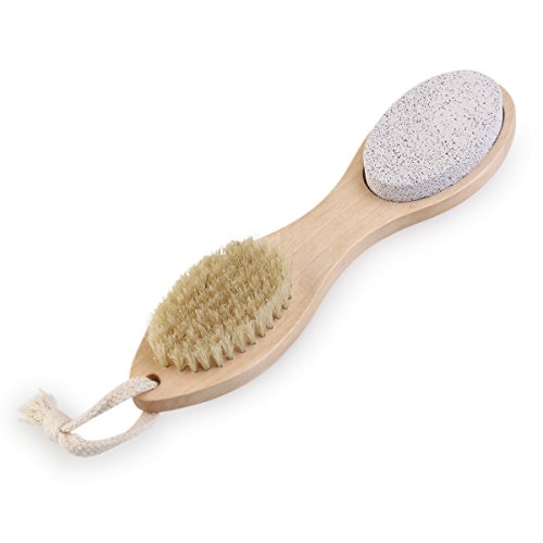 UEETEK 4-in-1 Foot File Nail Brush Callus Reducer Pumice Stone