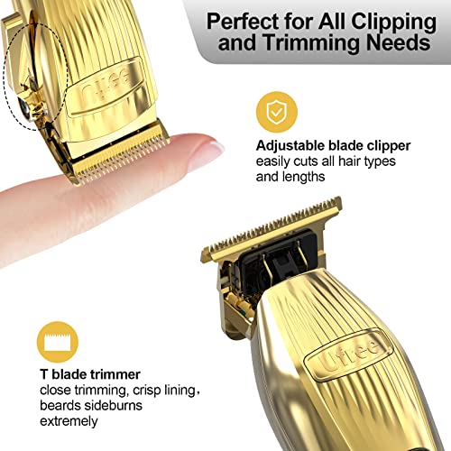 Ufree Hair Clippers and Hair Trimmer Set, 2022 Newest Upgrade Professional Ba...