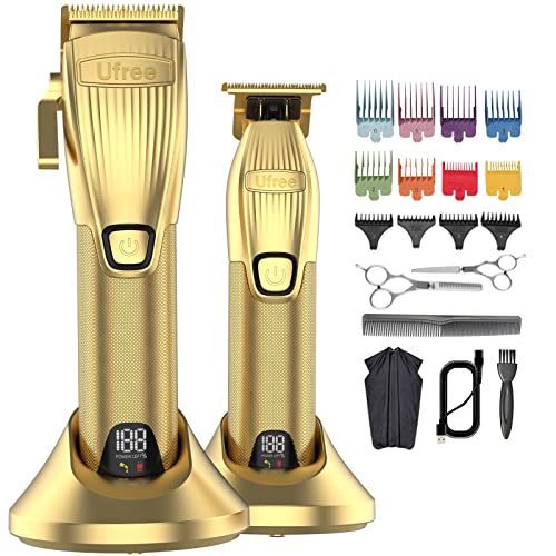 Ufree Hair Clippers and Hair Trimmer Set, 2022 Newest Upgrade Professional Ba...