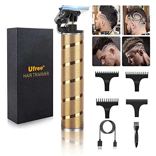 Ufree Hair Clippers for Men, Cordless Beard Trimmer Shaver Electric T Blade H...