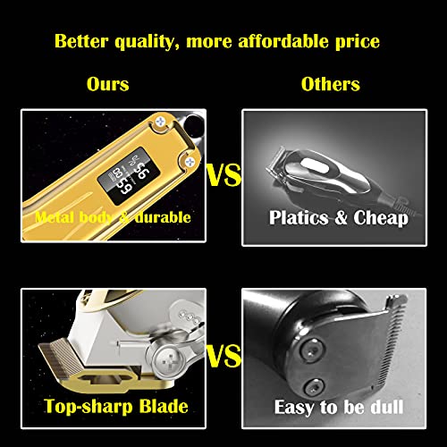 Ufree Hair Clippers for Men Professional Hair Cutting Kit, Cordless Clippers ...