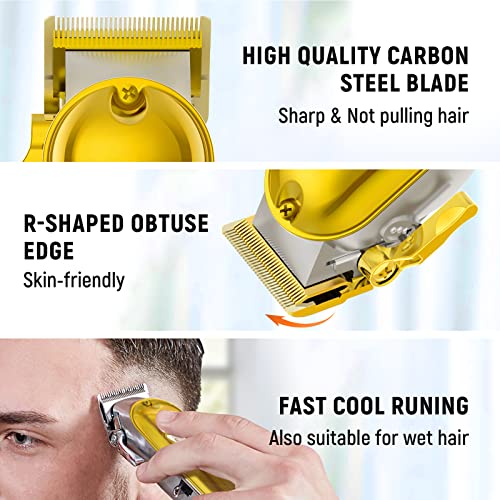 Ufree Hair Clippers for Men + T-Blade Trimmer Kit, Professional Hair Cutting ...