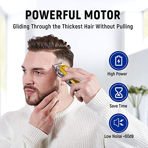 Ufree Hair Clippers for Men + T-Blade Trimmer Kit, Professional Hair Cutting ...