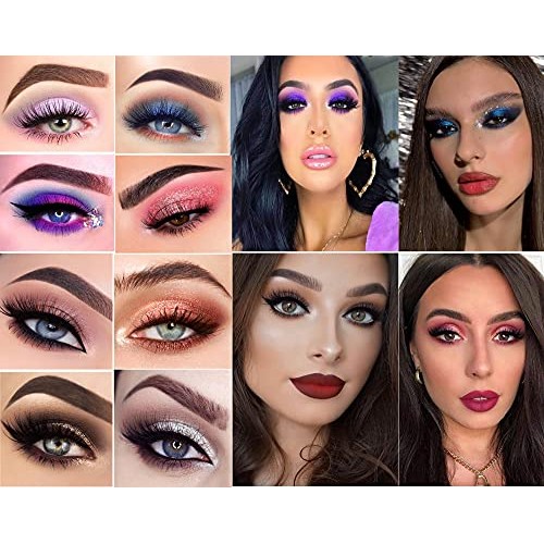 Glitter Eyeshadow Palette,10 Colors Sparkle Shimmer Eye Shadow Highly Pigment...