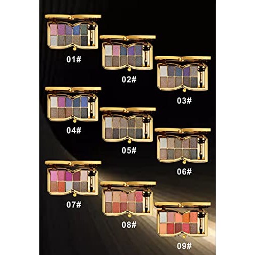 Glitter Eyeshadow Palette,10 Colors Sparkle Shimmer Eye Shadow Highly Pigment...