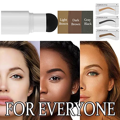 Eyebrow Stamp Stencil Kit One Step Brow Stamp Kit Waterproof Eyebrow Stencil ...