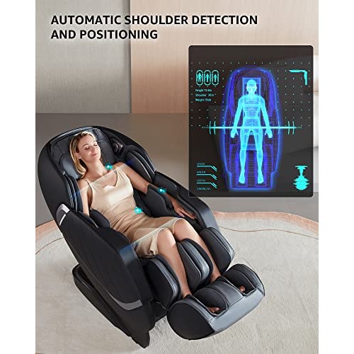 UIIU Massage Chair Full Body Massage Chairs Heated Zero Gravity Massage Chair...