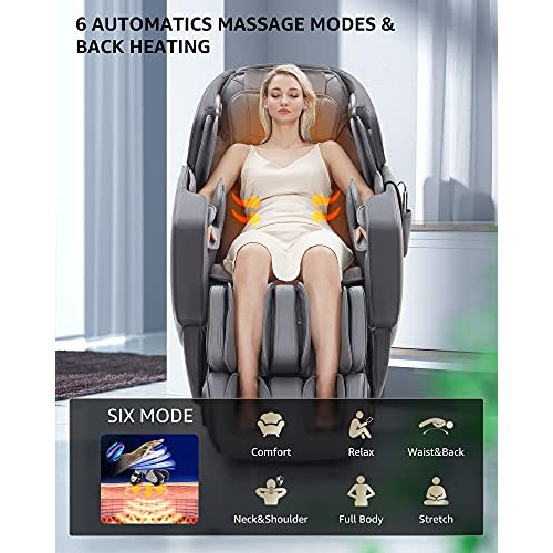 UIIU Massage Chair Full Body Massage Chairs Heated Zero Gravity Massage Chair...