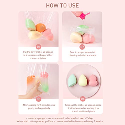 Makeup Brush Cleaner Cleansing Shampoo,makeup sponge cleanser,Cosmetic Cleans...