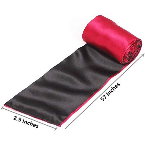 Soft Satin Eye Mask Blindfold Comfortable Sleeping Masks - 59 in x 2.8 in