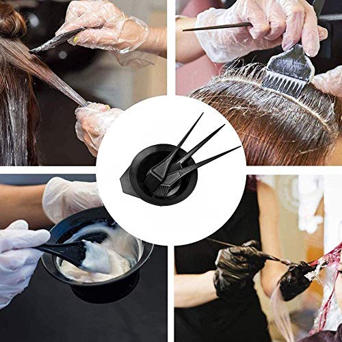 Uleade 20 Pieces Hair Dye Coloring Kit, Hair Tinting Bowl, Dye Brush, Ear Cov...