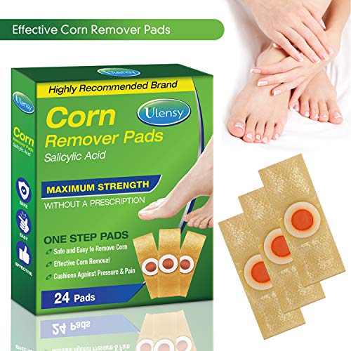 Corn Remover, 24 Corn Remover Pads, Toe Corn and Callus Removal, Corn Treatme...