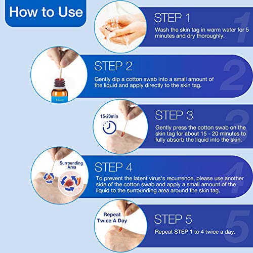 Ulensy Skin Tag Remover, All-Natural Formulation Skin Tag Removal, Fast-Actin...