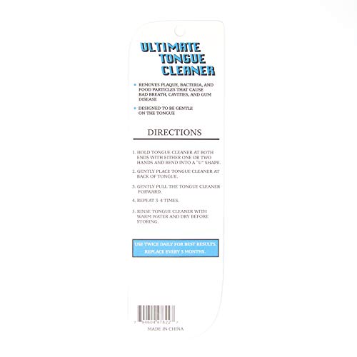 Ultimate Tongue Cleaner | 4 Pack Tongue Scraper | Gentle and Effective Cleani...