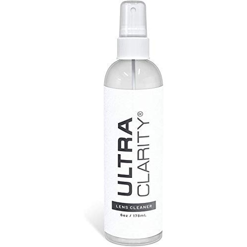 ULTRA CLARITY Eyeglass Lens Cleaning Spray 3-Pack, Three 6 oz Sprays, Glasses...