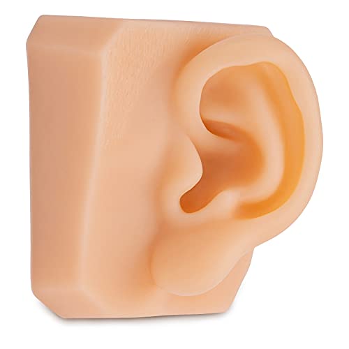 Ultrassist Soft Silicone Left Ear for Practicing Suture, Silicone Flexible Mo...