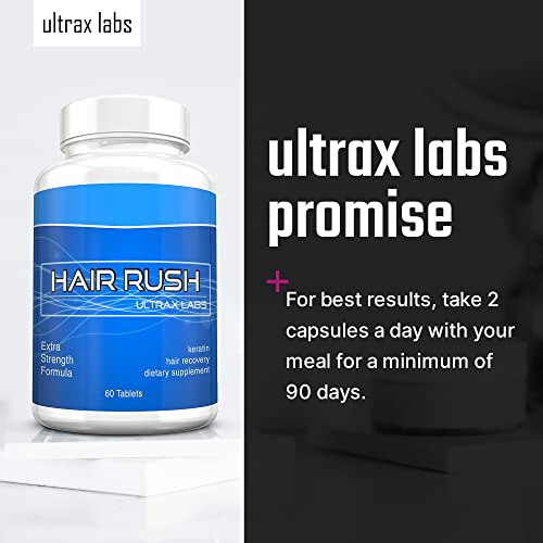 Ultrax Labs Hair Rush | Maxx Hair Growth & Anti Hair Loss Nutrient Solubilize...