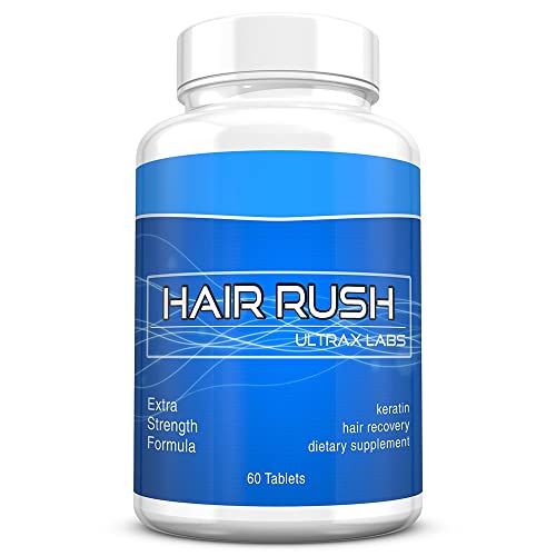 Ultrax Labs Hair Rush | Maxx Hair Growth & Anti Hair Loss Nutrient Solubilize...