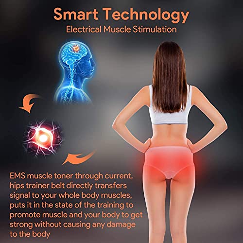 Abs Stimulator,Hip Trainer,Electronic Backside Muscle Toner, Smart Wearable B...