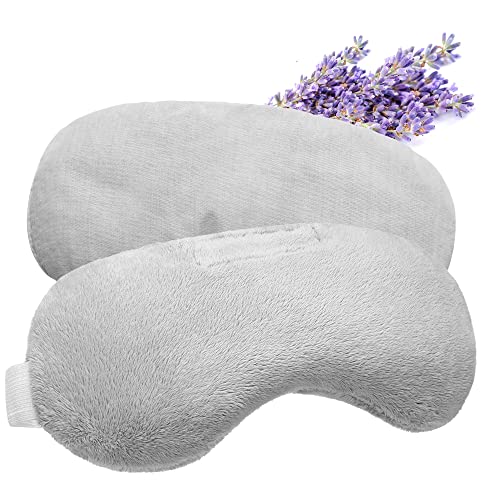 Lavender Eye Mask, Aromatherapy Weighted Eye Mask for Dry Eyes, Sleep Mask fo...