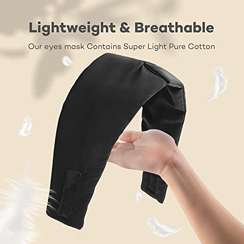 Silk Sleep Mask, Umisleep Eye Mask for Sleeping, Lightweight Blocking Light S...