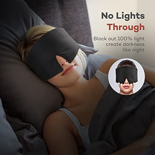 Silk Sleep Mask, Umisleep Eye Mask for Sleeping, Lightweight Blocking Light S...