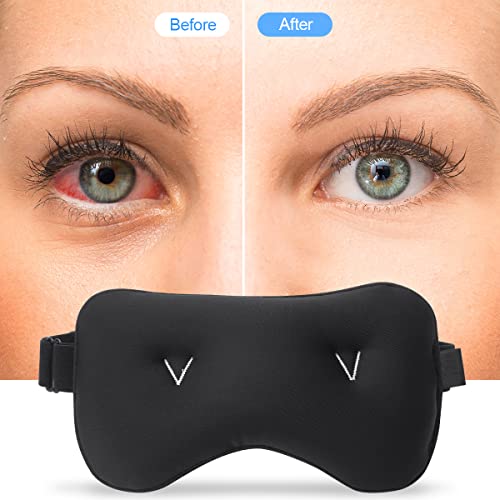 Weighted Eye Mask, Umisleep Pain Relief Cold Therapy Eye Pillow for Migraine ...