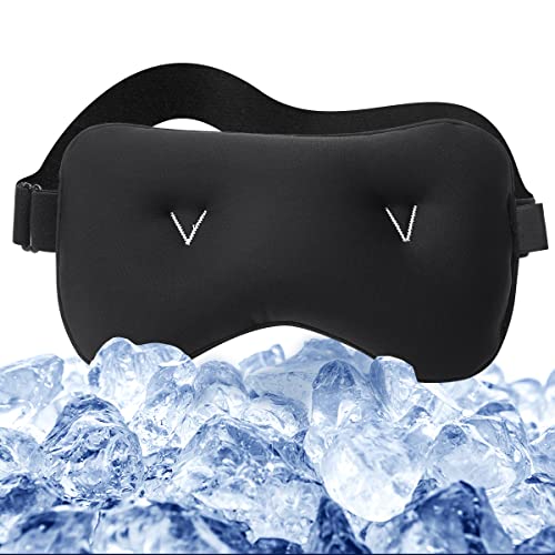 Weighted Eye Mask, Umisleep Pain Relief Cold Therapy Eye Pillow for Migraine ...
