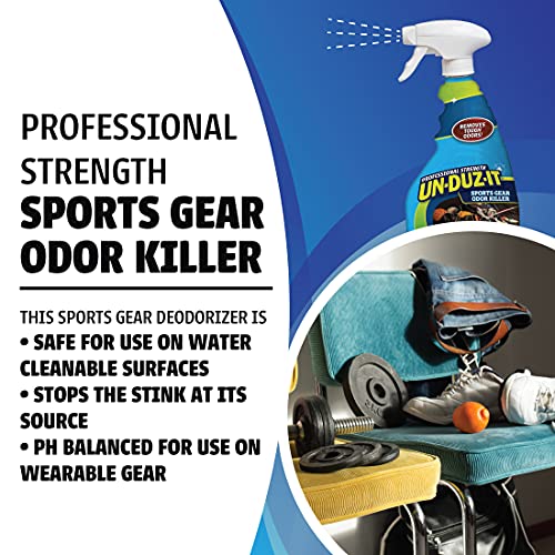 UN-DUZ-IT Sports Gear Odor Killer, Professional Strength Odor Eliminator for ...