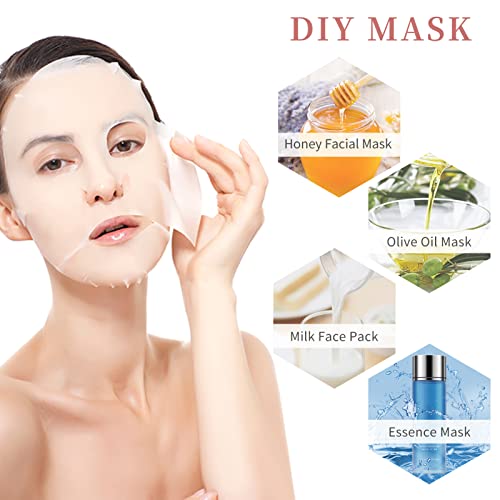 Unaone Compressed Facial Mask Sheet, 100 Count Disposable DIY Natural Face Co...