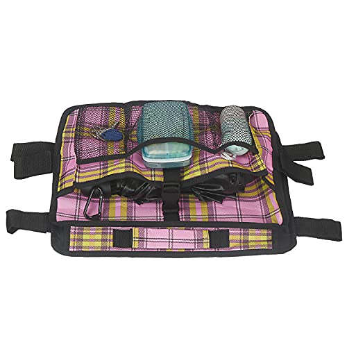 Double Sided Walker Bag, Walker Organizer Pouch Tote for Rollator and Folding...