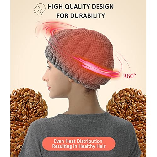 uncn Deep Conditioning Heat Cap Hair Steamer Microwavable Hot Cap for Steamin...