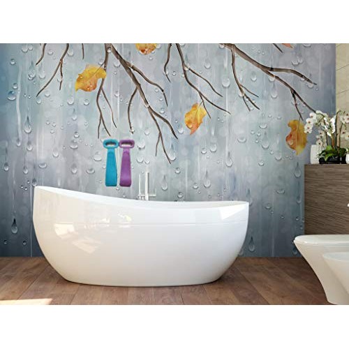 2 Pcs Silicone Back Scrubber for Shower,Silicone Body Scrubber for Men and Wo...