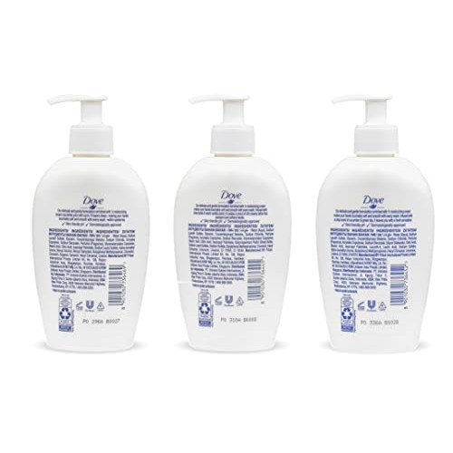 Dove, Nourishing Hand Wash Variety of 3 (Deeply Nourishing, Shea Butter & War...