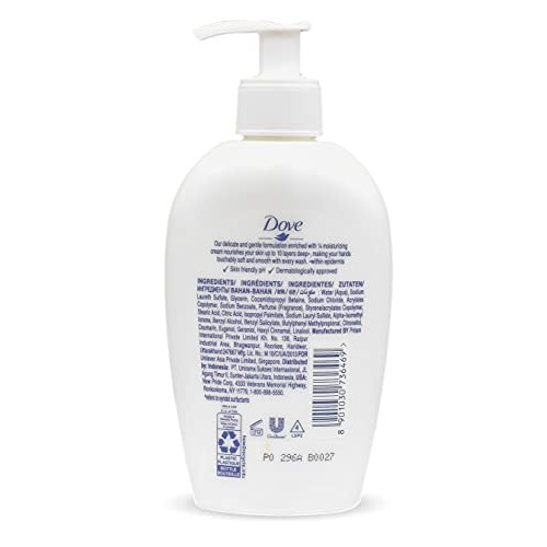Dove, Nourishing Hand Wash Variety of 3 (Deeply Nourishing, Shea Butter & War...