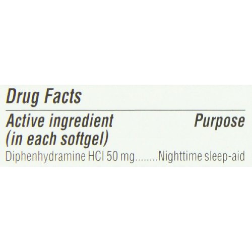 Unisom SleepGels, Nighttime Sleep-aid, Diphenhydramine HCI 50 mg, 32 SoftGels