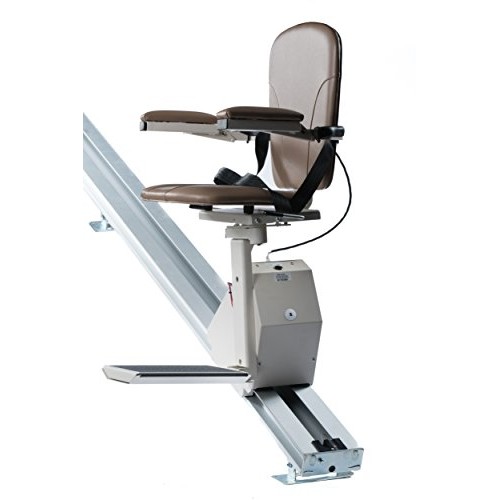 Universal Stair Lift - 350lb Capacity - Folds Flat to Wall - Includes Warranty