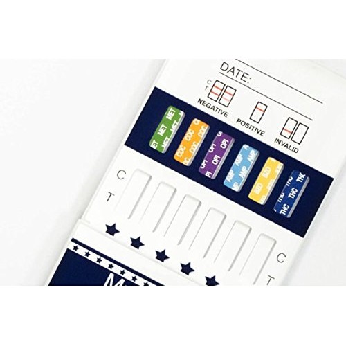 12 Panel Dip Card Test Kit, Pack of 5 Units, FDA Cleared, CLIA Waived and OTC...